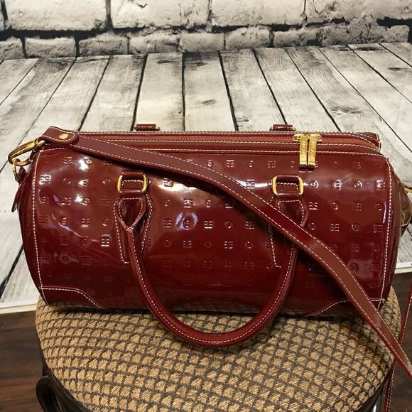 Arcadia Handbags - Rare Arcadia Patent Leather Doctor Bag crossbody